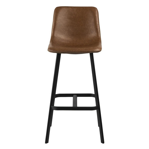 Stołek barowy Oregon PU brandy - ACTONA